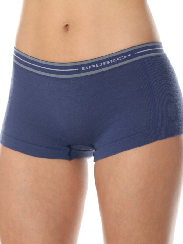 Women’s Merino Wool Boxers ACTIVE WOOL - denim blue, M