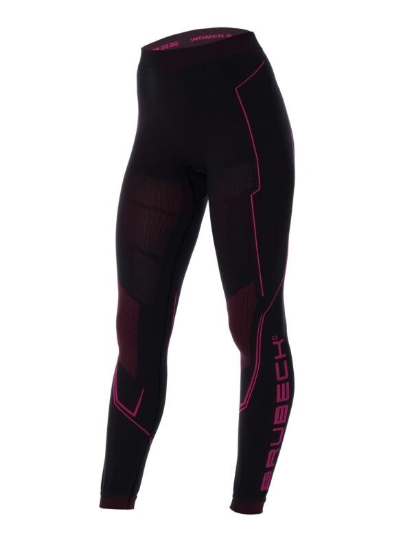 Women's Motocycle Leggings COOLER - black/fucsia, M