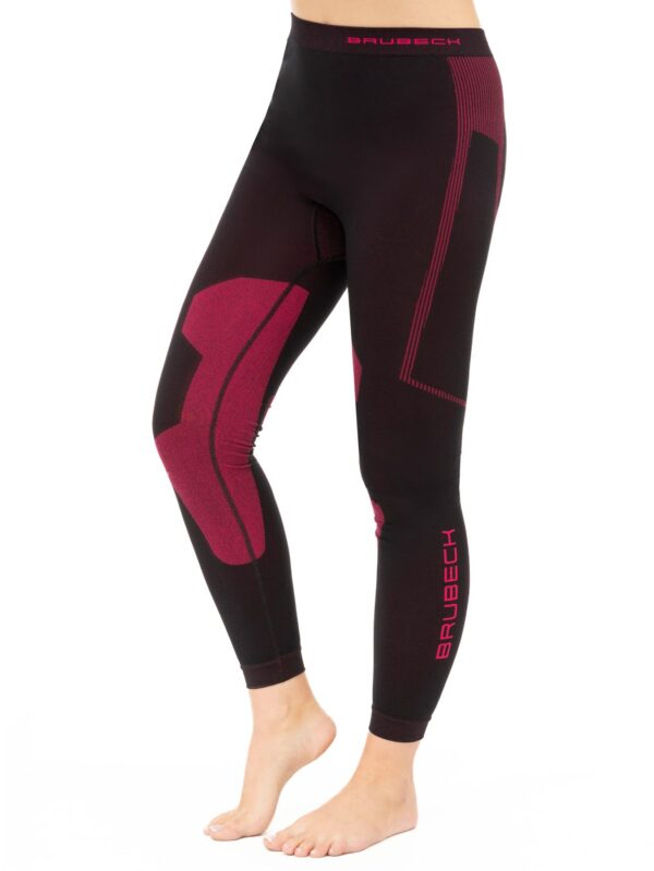 Women's Thermal  Leggings DRY - L, black/fucsia