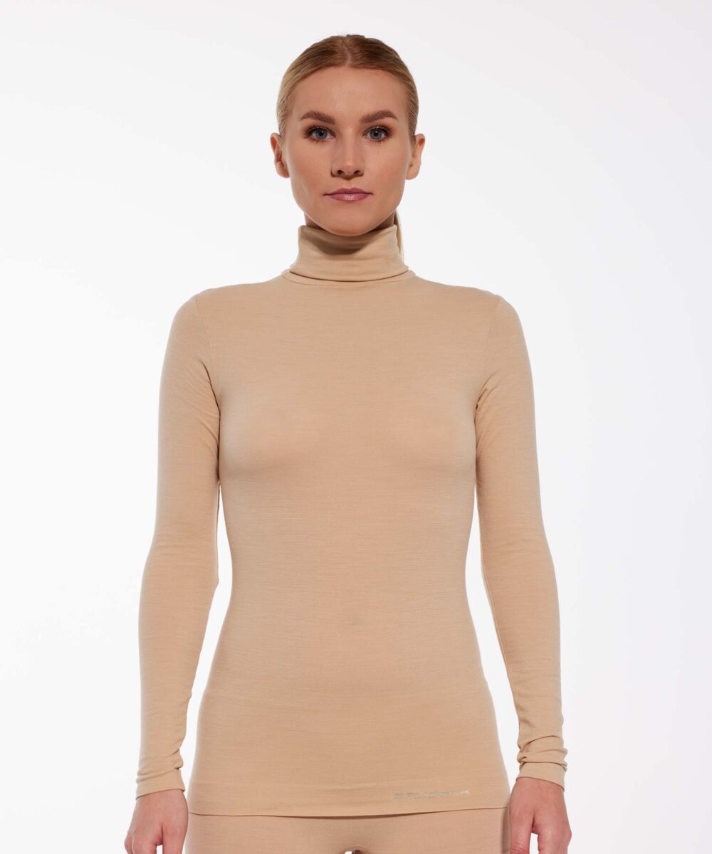 Women's Turtle-Neck Top COMFORT MERINO