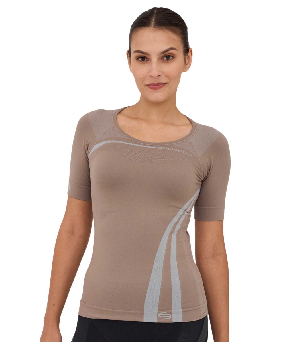 Women's Thermal Hiking T-shirt FITNESS