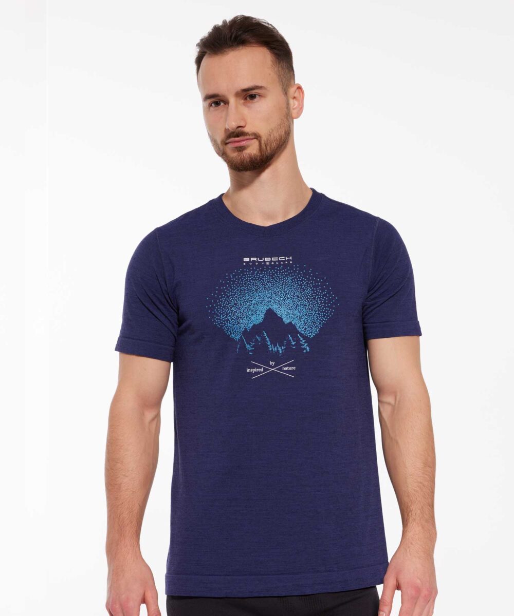 Men's Merino Wool T-shirt  OUTDOOR WOOL PRO