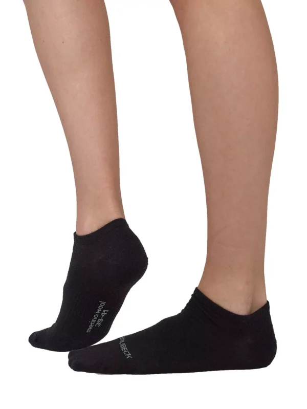 MERINO WOOL Short Socks - black, 42/44